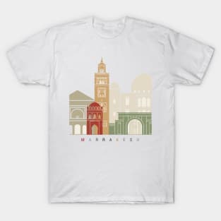 Marrakesh skyline poster T-Shirt